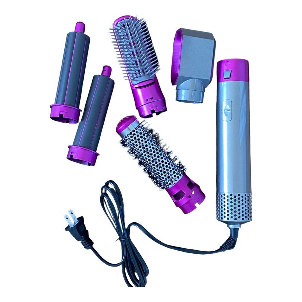 Purple and Silver Hair Styling Set